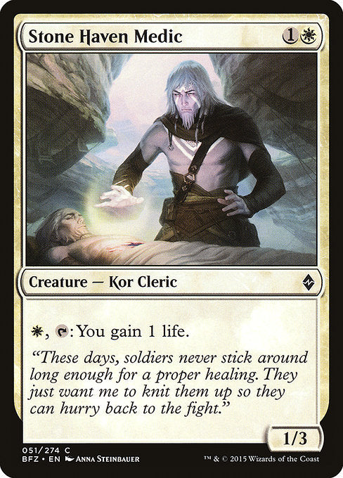 Stone Haven Medic - Battle for Zendikar #51