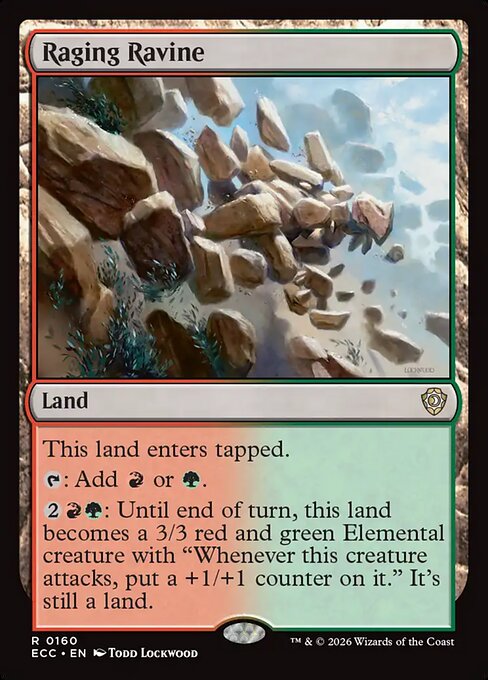 Raging Ravine - Lorwyn Eclipsed Commander #160