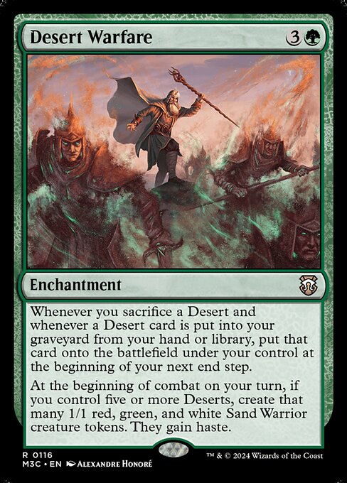 Desert Warfare - Modern Horizons 3 Commander #116