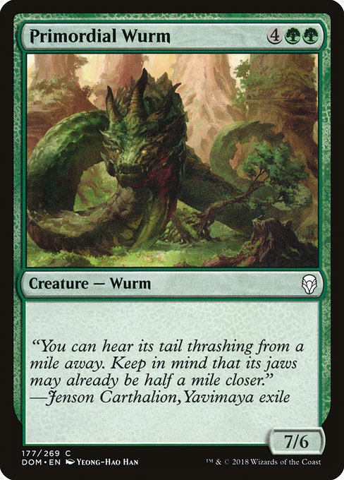 Primordial Wurm - Dominaria #177