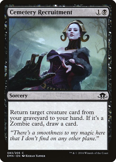 Cemetery Recruitment - Eldritch Moon #83