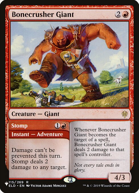 Bonecrusher Giant - The List #ELD-115