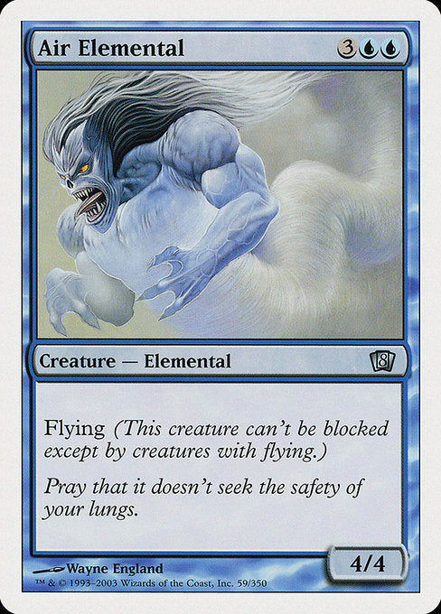 Air Elemental - 8th Edition:  - 59 - Moderately Played
