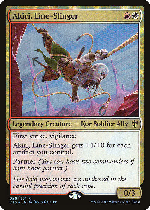 Akiri, Line-Slinger - Commander 2016 #26