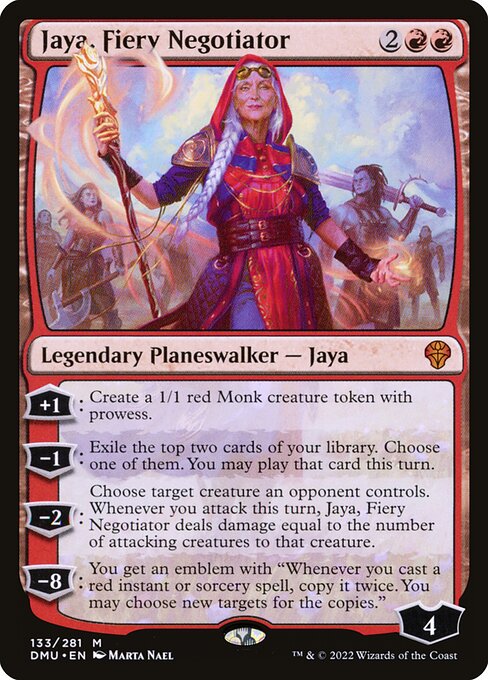 Jaya, Fiery Negotiator - Dominaria United #133
