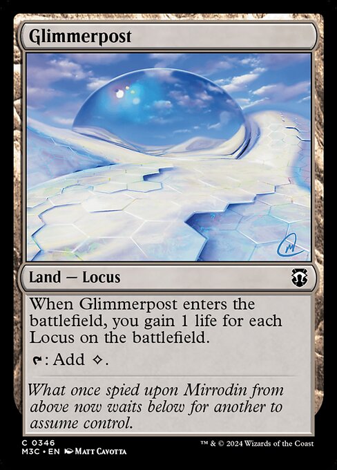 Glimmerpost - Modern Horizons 3 Commander #346