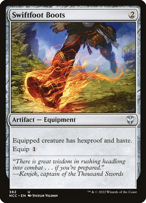 Swiftfoot Boots - New Capenna Commander #382