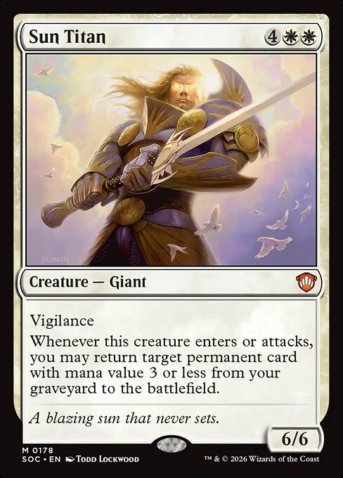 Sun Titan - Secrets of Strixhaven Commander #178