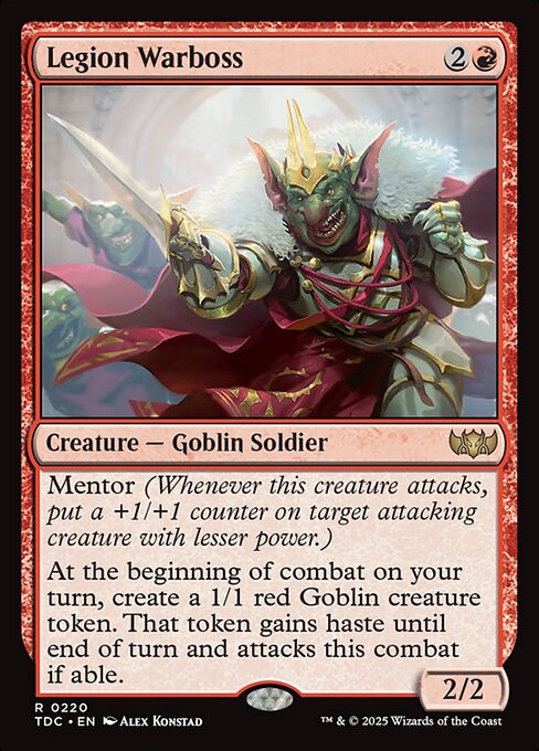 Legion Warboss - Tarkir: Dragonstorm Commander #220