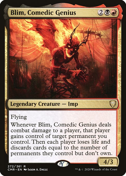 Blim, Comedic Genius - Commander Legends:  - 272 - Lightly Played Foil