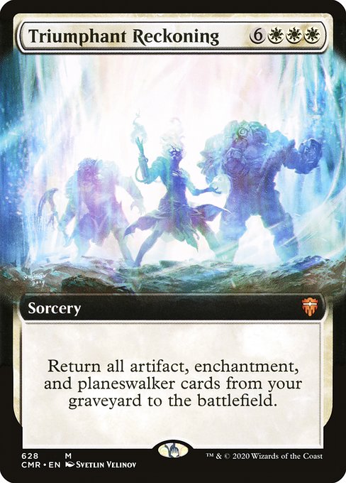 Triumphant Reckoning (Extended Art) - Commander Legends #628