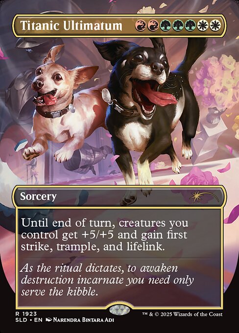 Titanic Ultimatum (1923) (Rainbow Foil) - Secret Lair Drop #1923