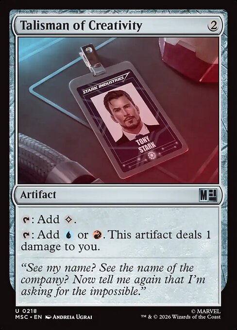 Talisman of Creativity - Marvel Super Heroes Commander #218