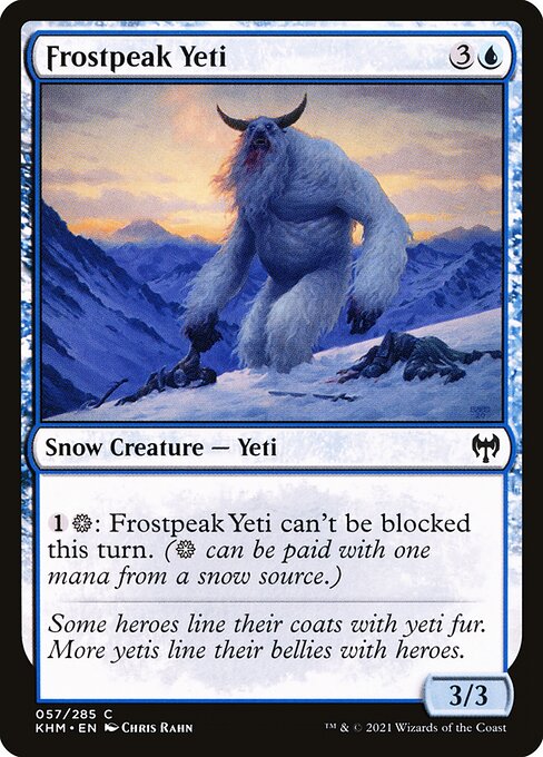 Frostpeak Yeti - Kaldheim #57