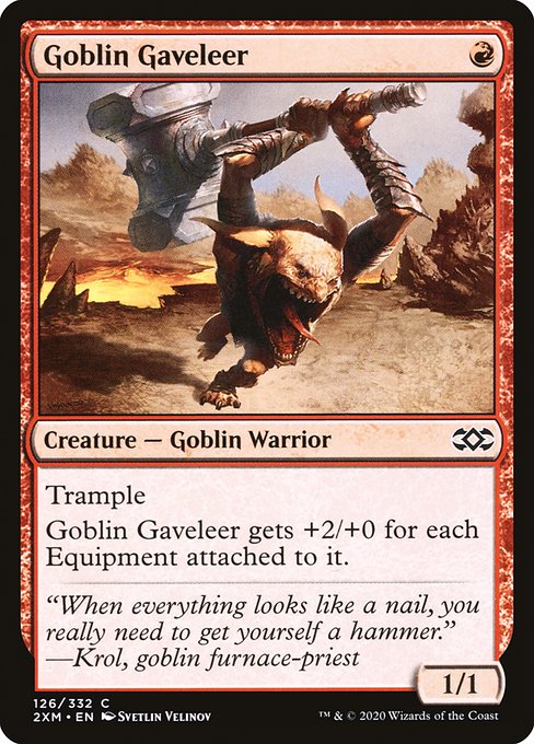 Goblin Gaveleer - Double Masters #126
