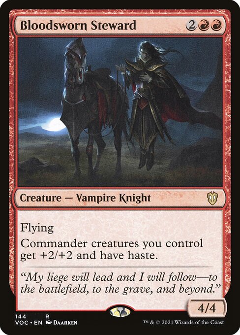 Bloodsworn Steward - Crimson Vow Commander #144