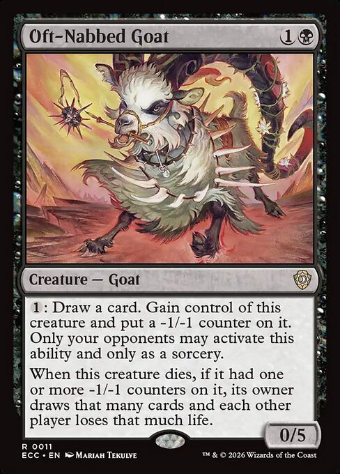 Oft-Nabbed Goat - Lorwyn Eclipsed Commander #11