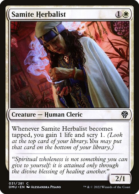 Samite Herbalist - Dominaria United #31