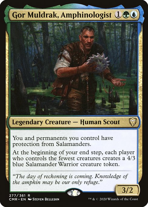 Gor Muldrak, Amphinologist - Commander Legends #277
