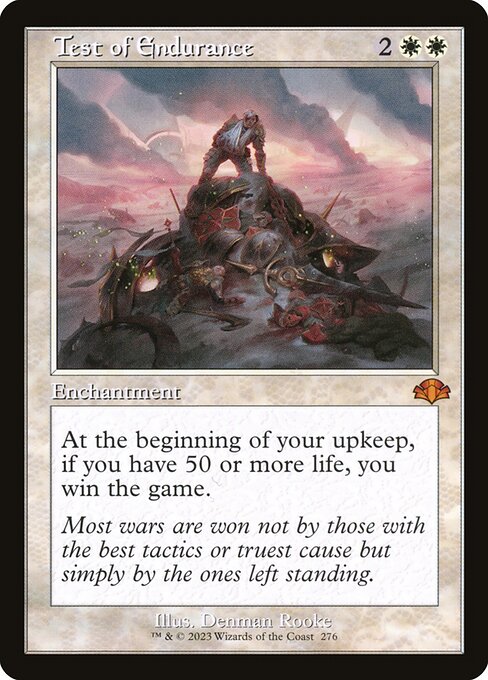 Test of Endurance (Retro Frame) - Dominaria Remastered #276