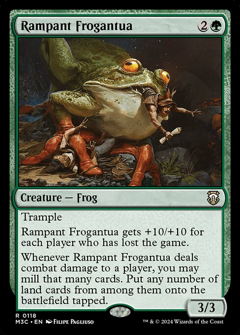 Rampant Frogantua - Modern Horizons 3 Commander #118