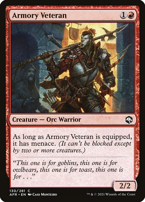 Armory Veteran - Adventures in the Forgotten Realms #130