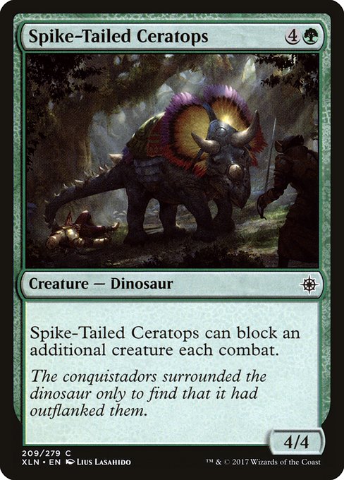 Spike-Tailed Ceratops - Ixalan #209