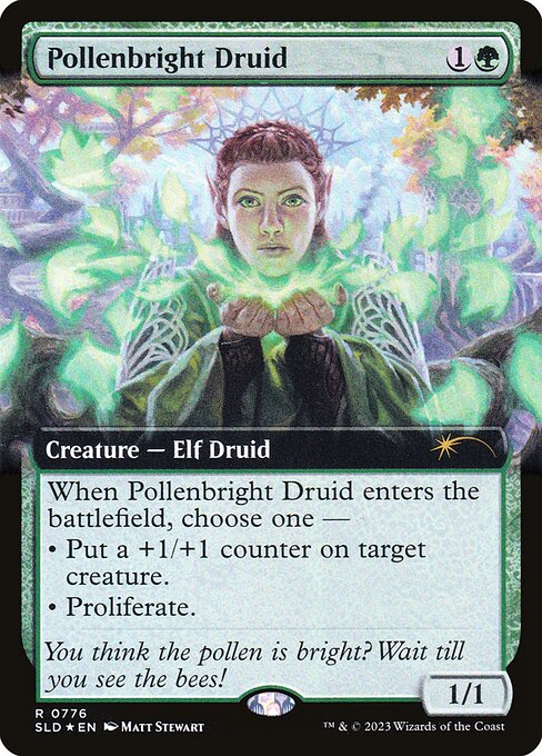 Pollenbright Druid (Extended Art) - Secret Lair Drop #776