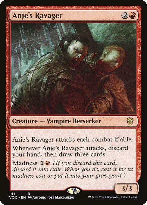 Anje's Ravager - Crimson Vow Commander #141