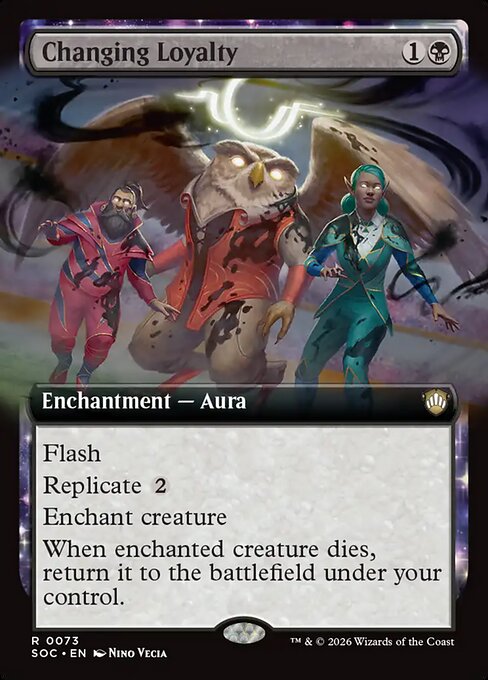 Changing Loyalty (Extended Art) - Secrets of Strixhaven Commander #73