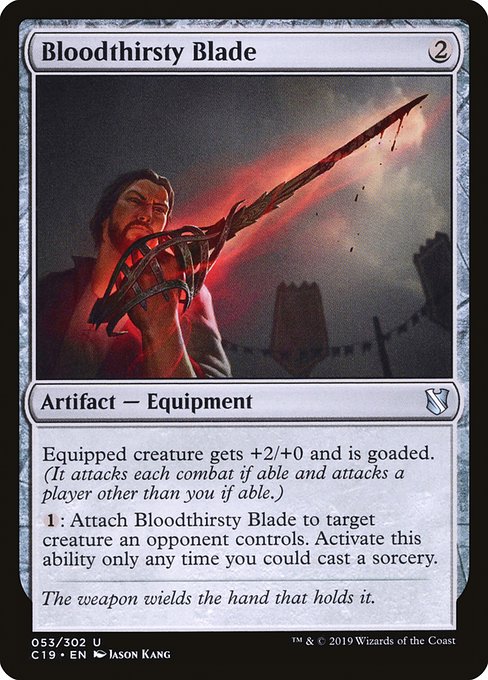 Bloodthirsty Blade - Commander 2019 #53