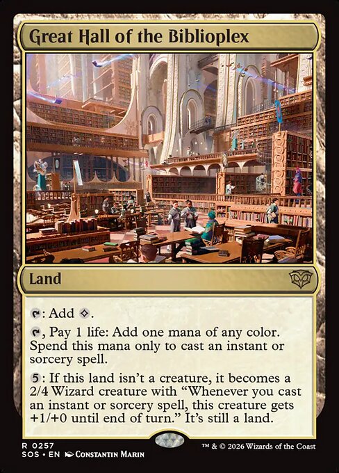 Great Hall of the Biblioplex - Secrets of Strixhaven #257