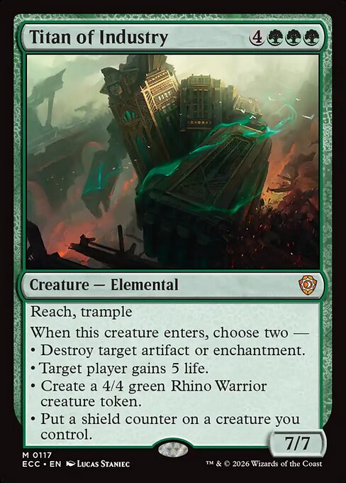 Titan of Industry - Lorwyn Eclipsed Commander #117