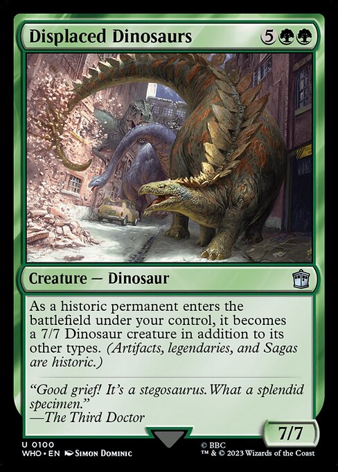 Displaced Dinosaurs - Doctor Who #100