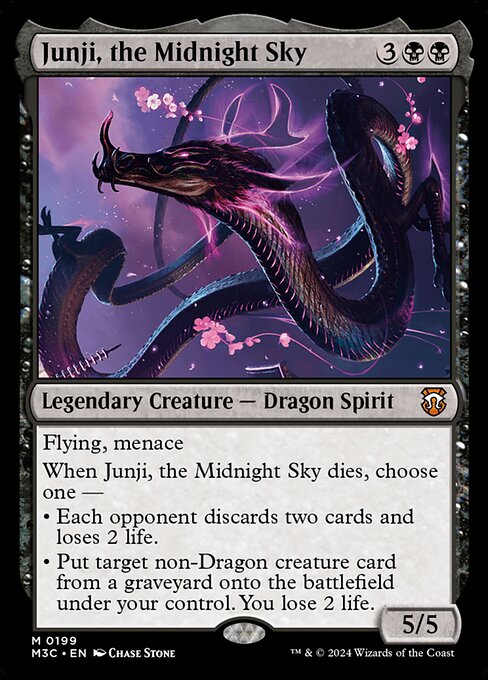 Junji, the Midnight Sky - Modern Horizons 3 Commander #199