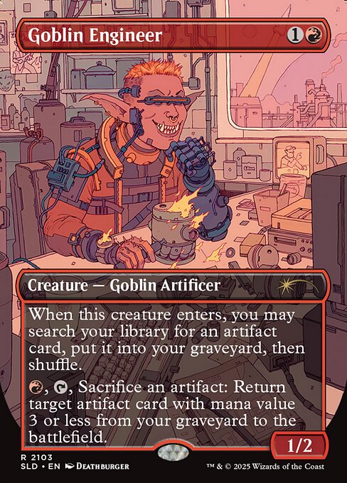 Goblin Engineer (Galaxy Foil) - Secret Lair Drop #2103