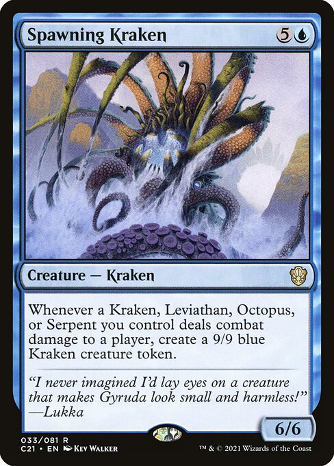 Spawning Kraken - Commander 2021 #33