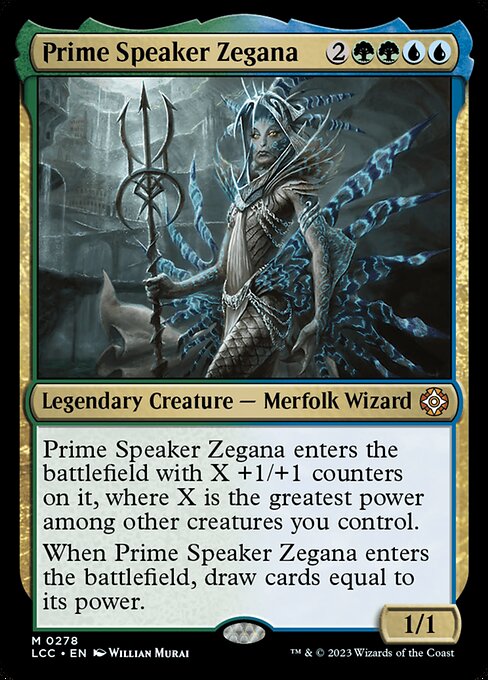 Prime Speaker Zegana - The Lost Caverns of Ixalan Commander #278