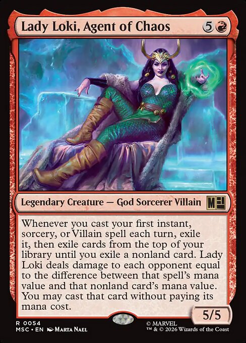 Lady Loki, Agent of Chaos - Marvel Super Heroes Commander #54