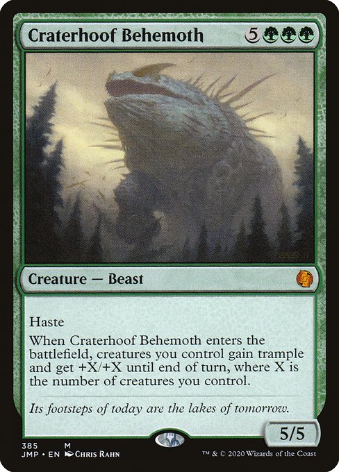 Craterhoof Behemoth - Jumpstart #385