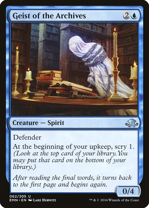 Geist of the Archives - Eldritch Moon #62