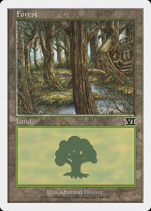 Forest (348) - Classic Sixth Edition #348