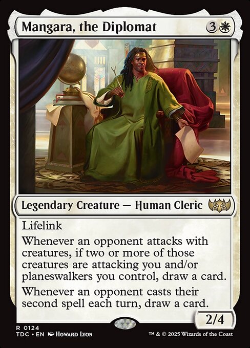 Mangara, the Diplomat - Tarkir: Dragonstorm Commander #124