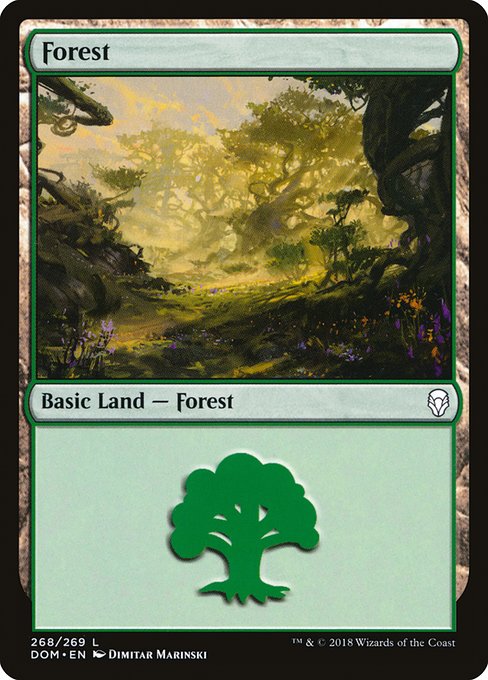Forest (268) - Dominaria #268
