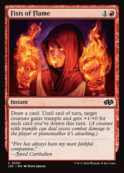 Fists of Flame - Foundations Jumpstart #550