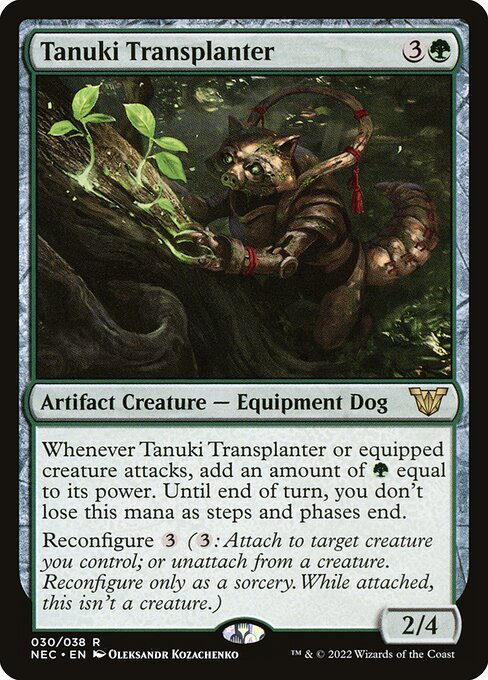 Tanuki Transplanter - Neon Dynasty Commander #30