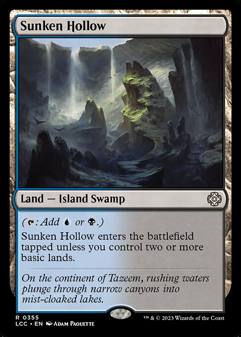 Sunken Hollow - The Lost Caverns of Ixalan Commander #355
