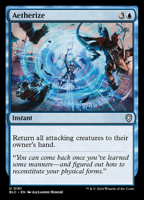Aetherize - Bloomburrow Commander #161