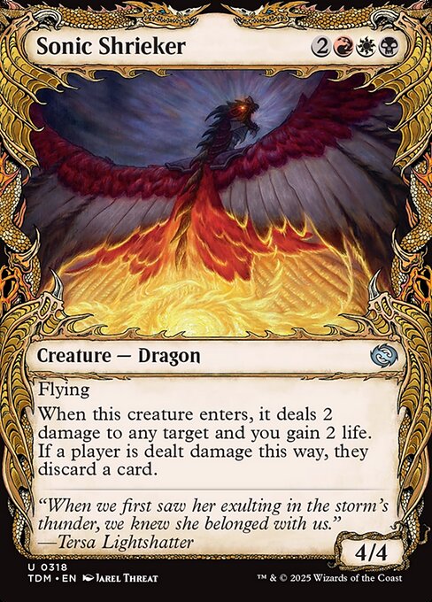 Sonic Shrieker (Showcase) - Tarkir: Dragonstorm #318