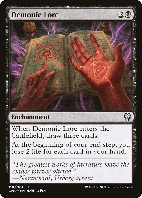 Demonic Lore - Commander Legends #118